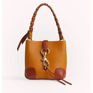 Rebecca Minkoff Gold and Brown Mini Bag